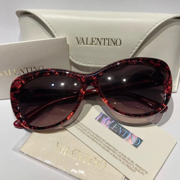 Valentino | Accessories | Nwt Valentino Cat Eye Redblack  display picture 2